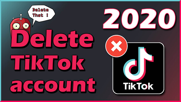 how to delete tiktok account