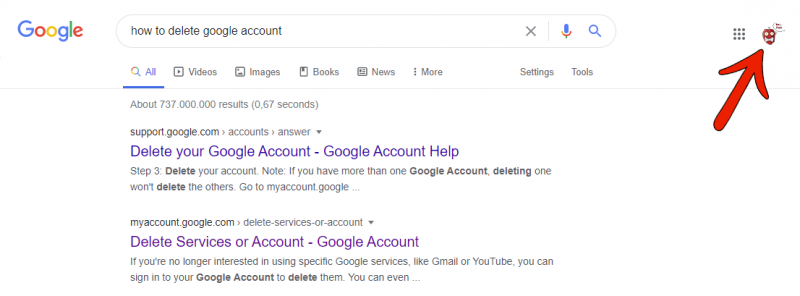 How to delete google account start here